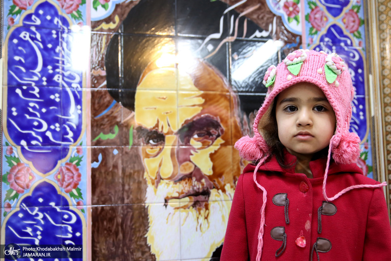 تجدید میثاق دانش آموزان موسسه فرهنگی شهید اسکندری با امام (س) در حسینیه جماران