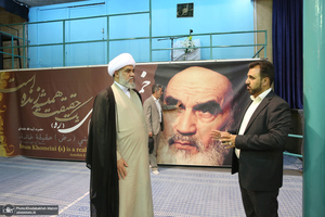 بازدید نماینده آیت الله العظمی یعقوبی از جماران / قیس طایی