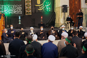 مراسم عزاداری شب عاشورای حسینی (ع) در حرم امام خمینی (س)