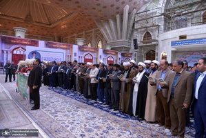 تجدید میثاق مدیرکل و جمعی از کارکنان اداره آموزش و پرورش شهرستان های استان تهران با آرمان های امام(س)