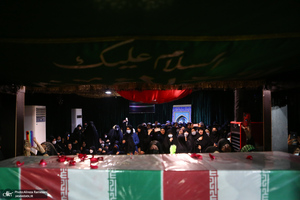 وداع با پیکر مطهر شهید صیاد خدایی در معراج الشهدا