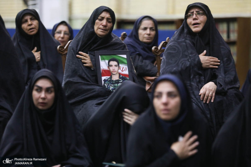 مراسم تکریم ۵۷ شهید گلگون کفن ارتش جمهوری اسلامی ایران