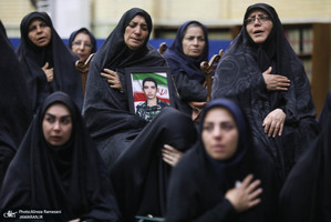 مراسم تکریم ۵۷ شهید گلگون کفن ارتش جمهوری اسلامی ایران