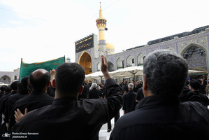 مراسم روز شهادت پيامبر اكرم (ص) و امام حسن مجتبی (ع) در حرم مطهر رضوی