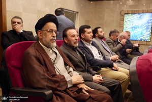 مراسم ختم مادر همسر حجت السلام ‌و المسلمین علی اکبر ناطق نوری و عباس آخوندی