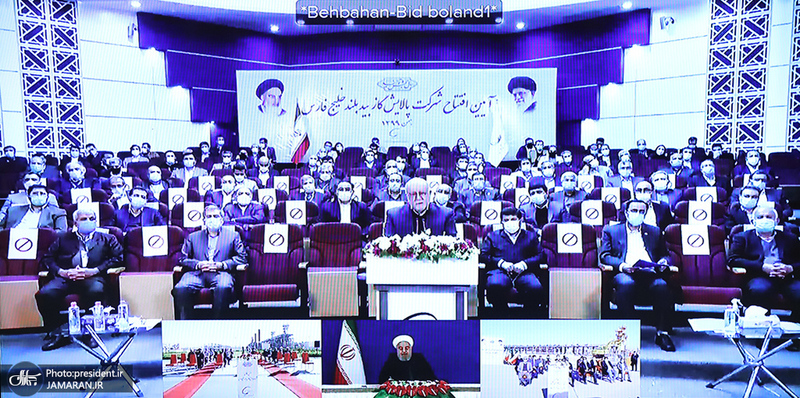 مراسم بهره برداری از طرح های ملی وزارت نفت با دستور رئیس جمهوری