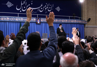 دیدار مردم قم با رهبر معظم انقلاب