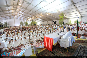 مراسم برائت از مشرکان زائران ایرانی در عرفات