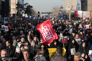 حضور میلیون ها تهرانی در تشییع پیکر مطهر سردار قاسم سلیمانی - 4