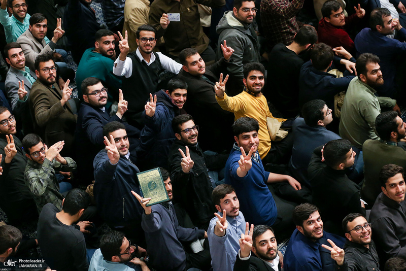 دیدار رمضانی دانشجویان با رهبر معظم انقلاب