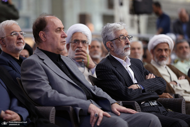 حضور شخصیت‌های سیاسی و مسئولان کشوری و لشکری در مراسم سالگرد ارتحال حضرت امام خمینی (س) -2