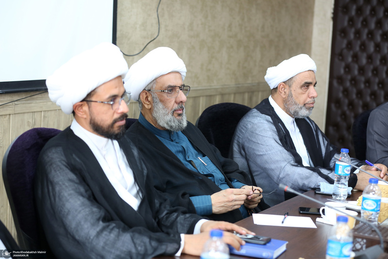 دیدار جمعی از علمای کشور عراق با رئیس موسسه تنظیم ونشر آثار امام خمینی