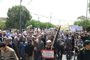 راهپیمایی مردم قم در سالروز قیام 15 خرداد‎‎