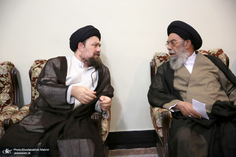 حاشیه تجدید میثاق هیأت رئیسه و اعضای مجلس خبرگان رهبری با آرمان های امام خمینی(س)