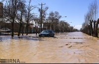 جاری شدن سیل در استان کرمان