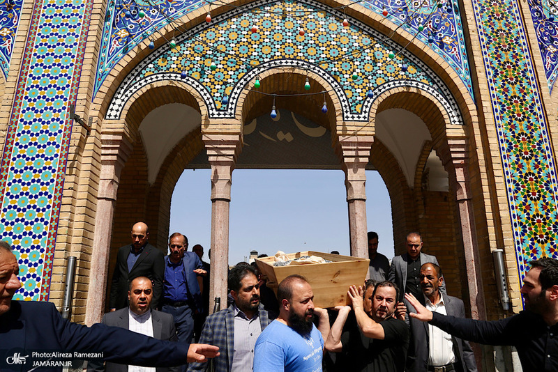 مراسم تشییع برادر آیت الله هاشمی رفسنجانی