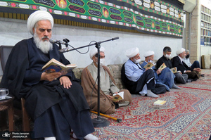 مراسم احیای شب بیست و یکم ماه رمضان دفتر آیت الله العظمی صانعی (ره)