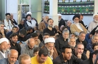 مراسم تاسوعای حسینی در دفتر آیت الله العظمی صانعی (4)