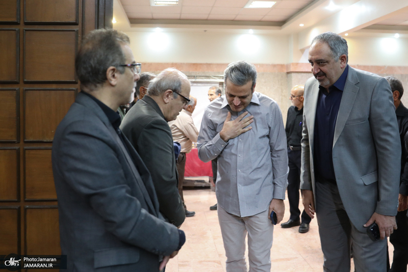 مراسم ختم خواهر عباس عبدی
