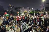 مردم در جنوب هند برای همبستگی با فلسطینی به خیابان‌ها آمدند (8)