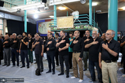 مراسم عزاداری صبح روز تاسوعا در حسینیه جماران‎