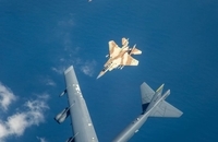 رزمایش مشترک رژیم اسرائیل با نیروی هوایی آمریکا (2)