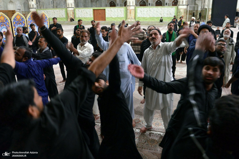 مراسم عزاداری پاکستانی ها در حرم مطهر امام خمینی (س)