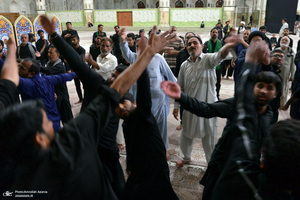 مراسم عزاداری پاکستانی ها در حرم مطهر امام خمینی (س)