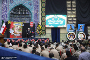 مراسم تکریم ۵۷ شهید گلگون کفن ارتش جمهوری اسلامی ایران