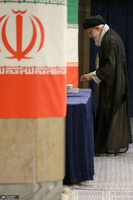 حضور رهبر معظم انقلاب اسلامی در انتخابات ریاست جمهوری چهاردهم