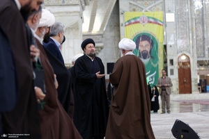 دیدار دبیرکل و کارکنان مجمع جهانی اهل بیت (ع) با سیدحسن خمینی