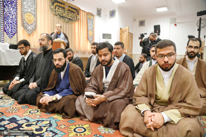 عمامه گذاری طلاب در روز عید مبعث توسط مراجع عظام تقلید‎‎