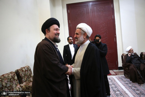 حاشیهتجدید میثاق رئیس و جمعی از نمایندگان مجلس شورای اسلامی با آرمان‌های امام خمینی(س)