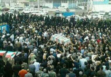 پیکر شهید میثم علیجانی در بابلسر تشییع شد