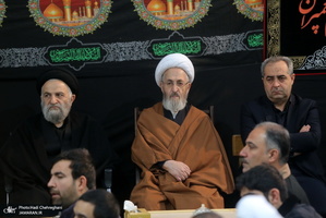 عزاداری در بیوت مراجع عظام تقلید و علما در سالروز شهادت حضرت فاطمه(س)