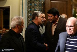 مراسم ختم پدر همسر محمد ظفرقندی