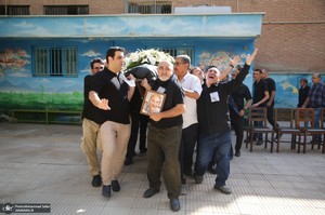 مراسم تشییع ثمینه باغچه‌بان