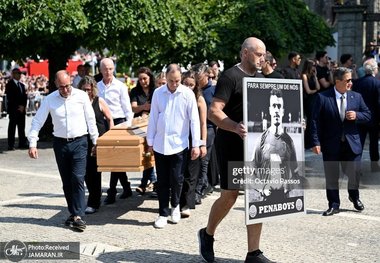 گزارش تصویری| مراسم خاکسپاری دیگو ژوتا و برادرش