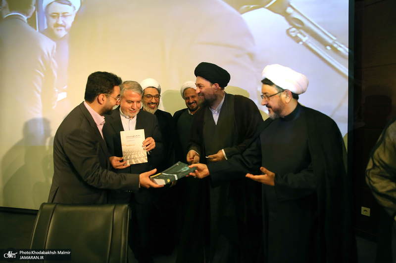 دیدار رئیس و کارکنان موسسه‎ تنظیم و نشر آثار امام خمینی با سید حسن خمینی
