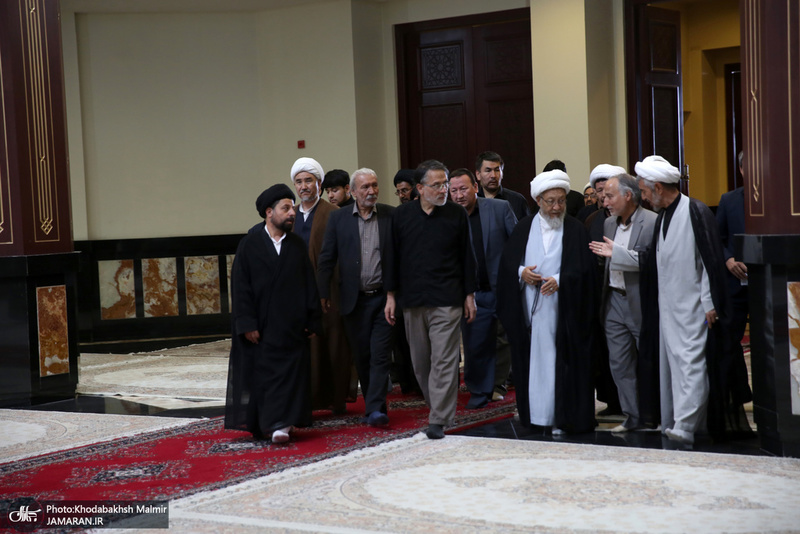 مراسم بزرگداشت ارتحال آیت الله العظمی محقق کابلی در حرم امام خمینی (س)
