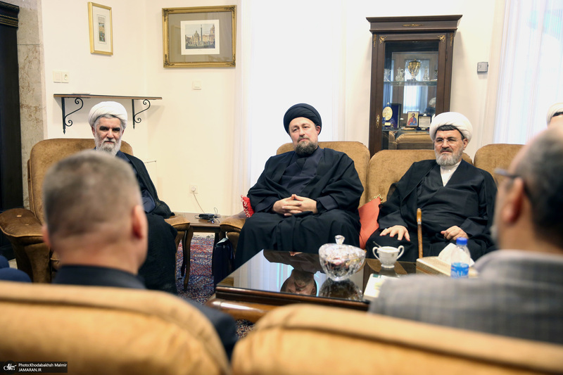 حضور سید حسن خمینی در سفارت واتیکان