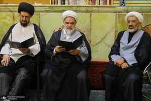 مراسم بزرگداشت همسر مرحوم آیت الله سید حسن طاهری خرم آبادی 