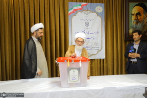 حضور مراجع و علما در مرحله دوم انتخابات ‎ریاست جمهوری 1403