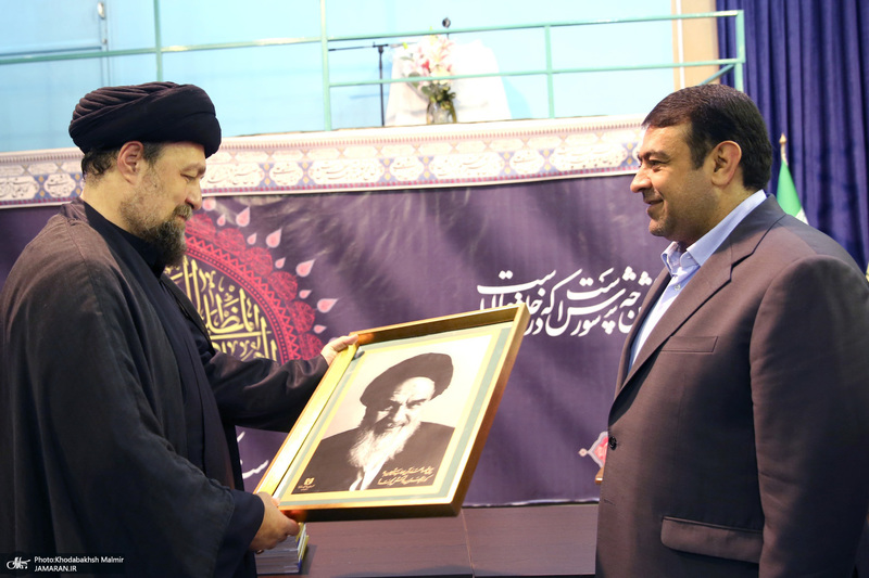 دیدار مدیرعامل بانک ملی ایران ابوالفضل نجارزاده و اعضای هیئت عامل با سید حسن خمینی