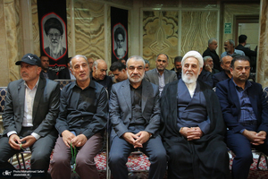 مراسم سالگرد شهادت سپهبد شهید محمد باقری، همسر و فرزند ایشان