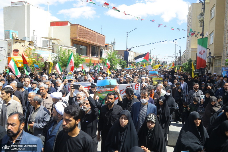 راهپیمایی باشکوه روز قدس در قم - 1