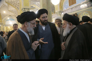 مراسم هفتمین روز درگذشت دختر آیت الله العظمی خویی(ره)