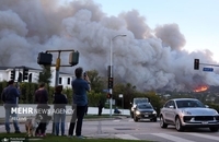 آتش در لس آنجلس ده‌ها هزار آمریکایی را فراری داد (3)