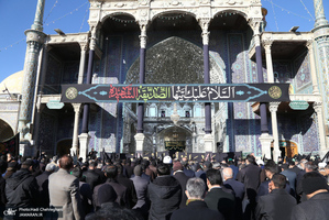 دسته عزاداری خادمان حرم کریمه اهل بیت (ع) در روز شهادت حضرت زهرا (س)‎‎