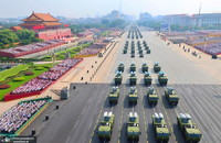 مراسم رژه نیروهای مسلح چین به مناسبت هشتادمین سال پایان جنگ جهانی با حضور پزشکیان رئیس جمهور ایران (29)